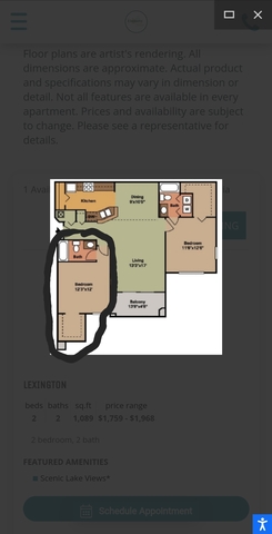 Private Room in 2Bed.2Bath