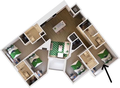 Private Room in 1Bed.1Bath
