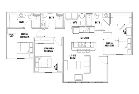 1 Private Deluxe Bedroom near RIT