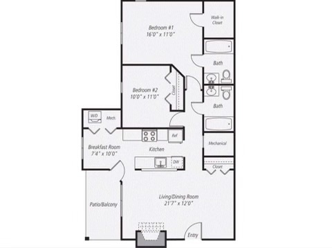 Entire Place 2Bed.2Bath
