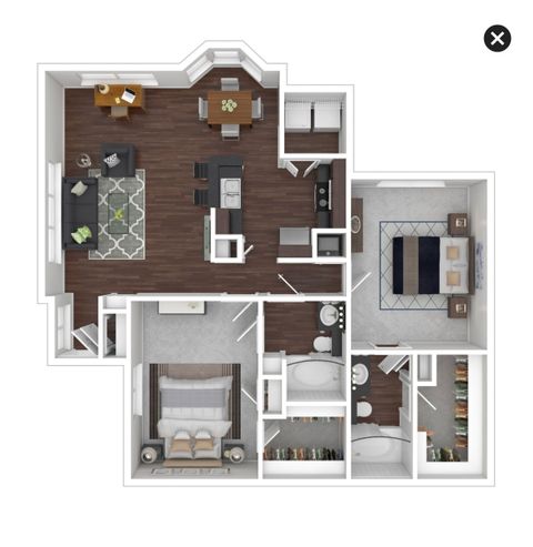 Private Room in 2Bed.2Bath