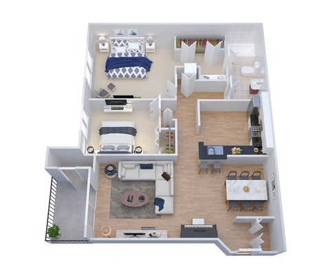 Private Room in 2Bed.1Bath