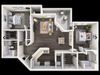 Private Room in 2Bed.2Bath