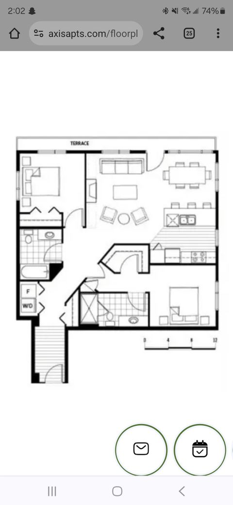 Private Room in 2Bed.2Bath