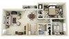 Private Room in 2Bed.1Bath