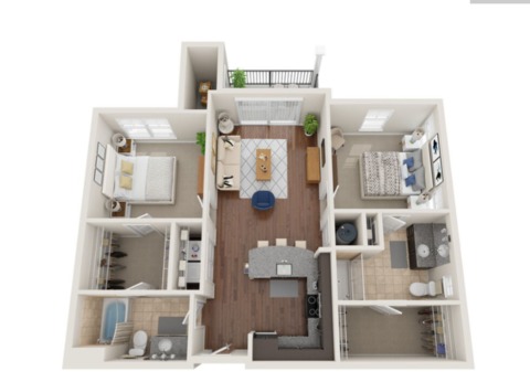 Entire Place 2Bed.2Bath