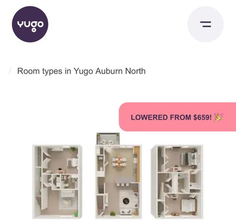 Private Room in 3Bed.3Bath