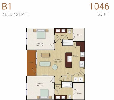 Entire Place 2Bed.2Bath