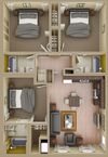 Private Room in 3Bed.3Bath