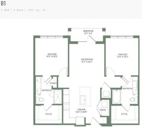 Private Room in 1Bed.1Bath