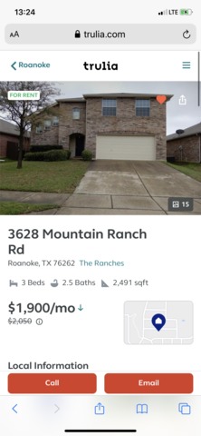 Private Room in 3Bed.1Bath