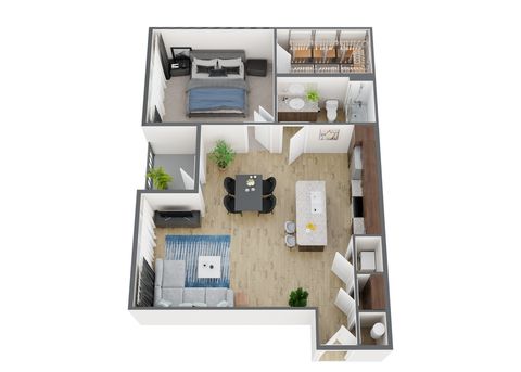 Private Room in 1Bed.1Bath