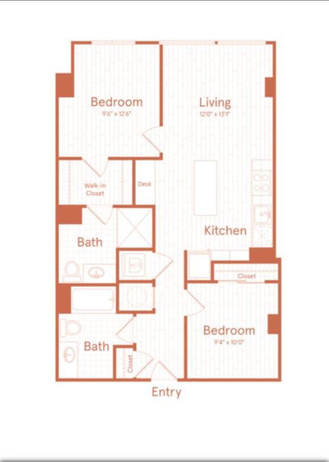 Entire Place 2Bed.2Bath