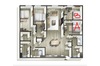 Private Room in 4Bed.3Bath