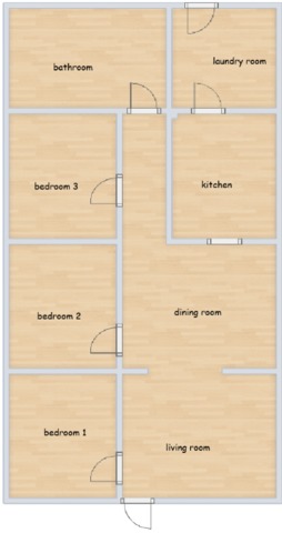 Entire Place 3Bed.1Bath