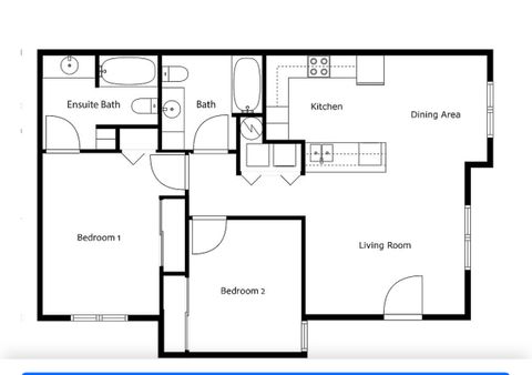 Private Room in 2Bed.2Bath