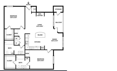 Entire Place 2Bed.2Bath