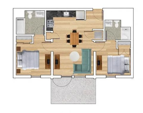 Entire Place 2Bed.2Bath