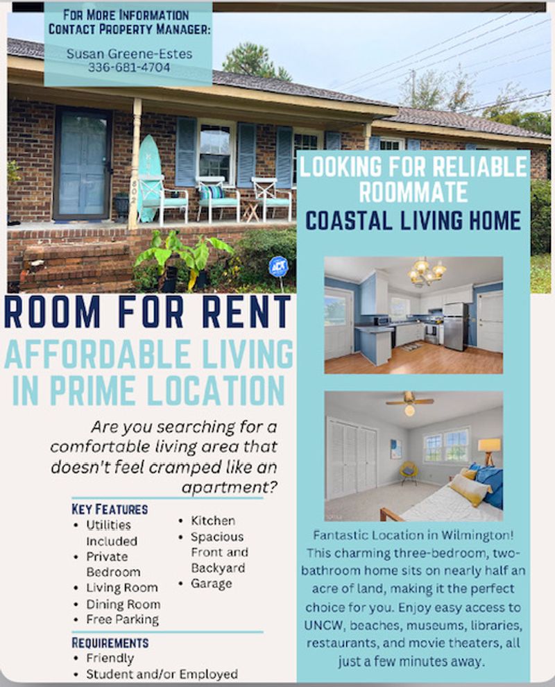 roommates in Wilmington Private Room in 3Bed.2Bath - cirtru.com