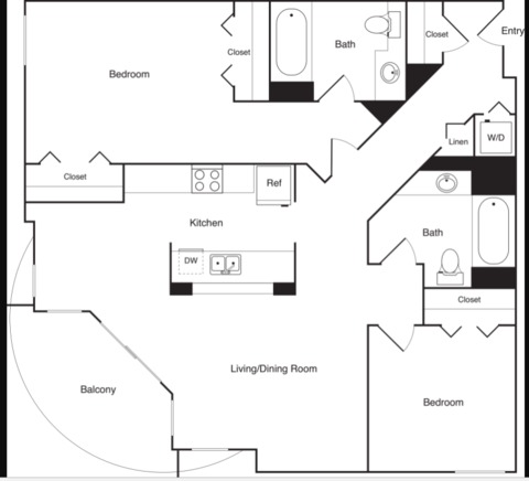 roommates in Los Angeles 1300-private room 900-living room - cirtru.com