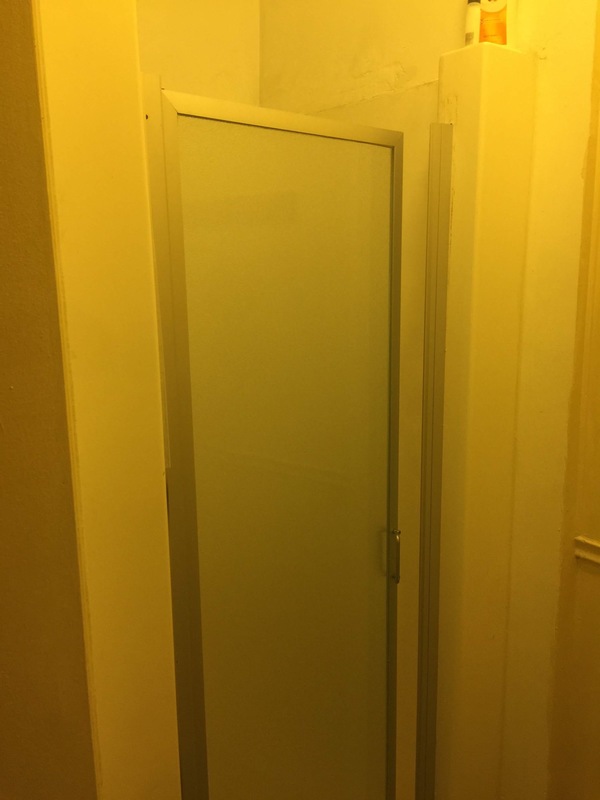 Garage room with private bathroom