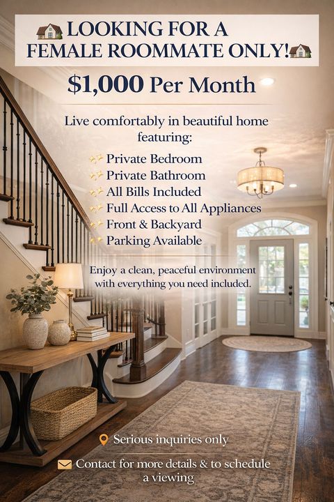 Private Room in 3Bed.2.5Bath