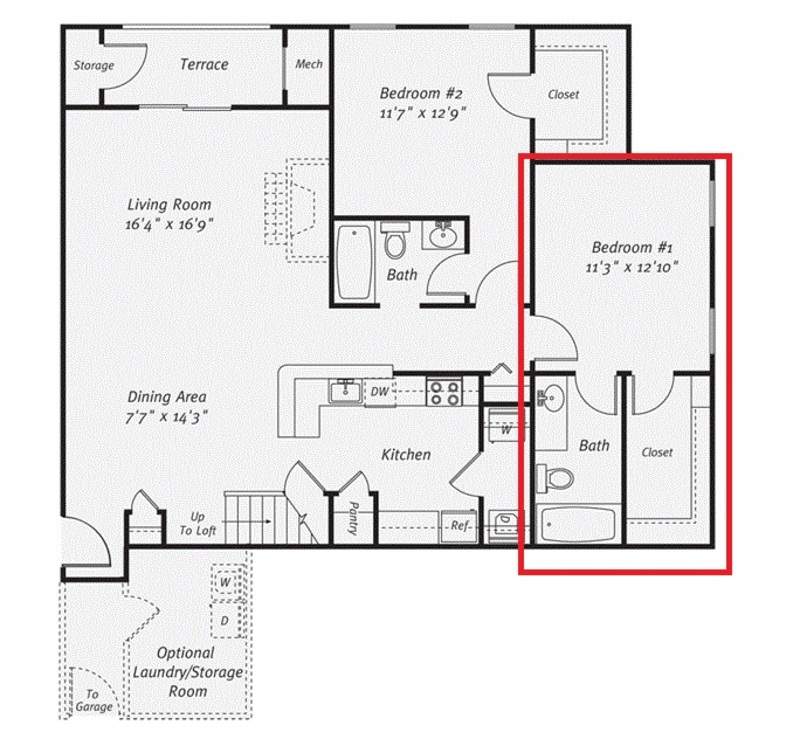 roommates in Lawrence Township Private Room in 2Bed.2Bath - cirtru.com