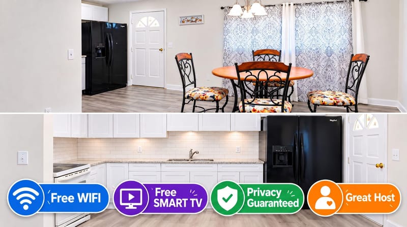 UTILITIES INCLUDED!! WALK TO BUS STOPCLOSE TO AMAZON WAREHOUSESmart TV in room!!  24/7 Support  | Smart Security + Free Internet and Utilities and Washer and Dryer (id. 35157)
