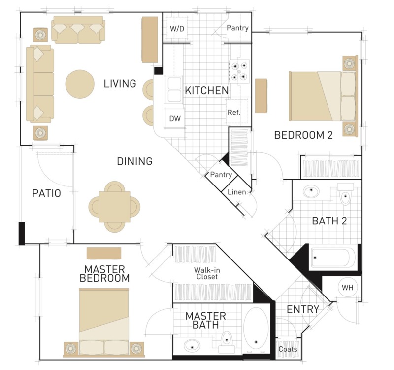 roommates in San Jose Entire Place 2Bed, 2Bath apartment - cirtru.com