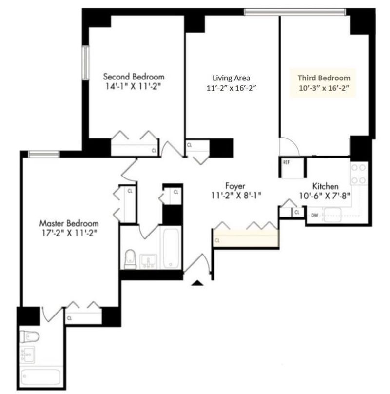 roommates in New York City Private Room in 2Bed.2Bath - cirtru.com