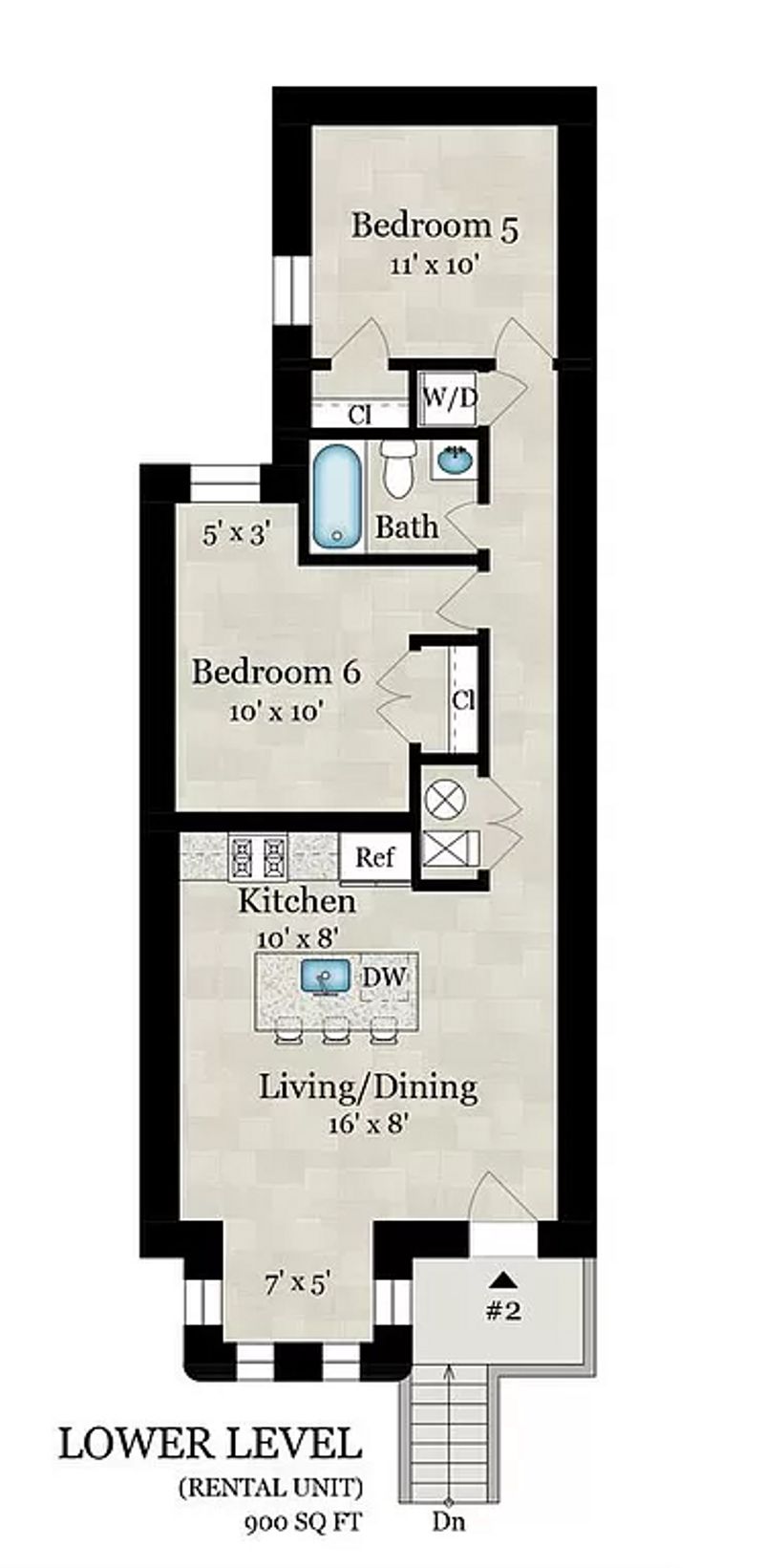 Entire Place 2Bed.1Bath
