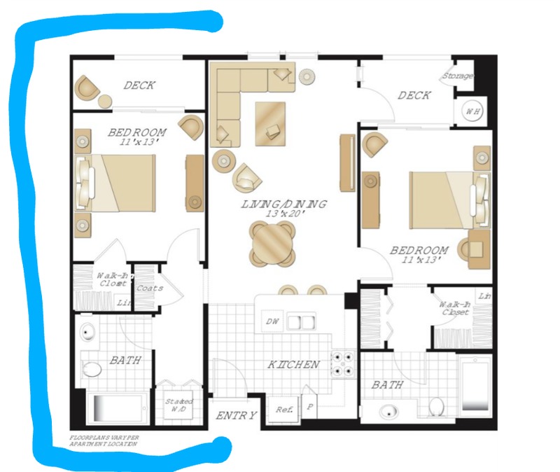 Private Room in 2Bed.2Bath