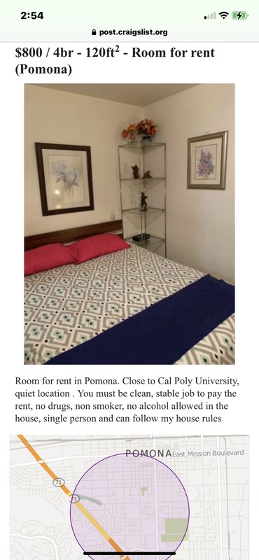 roommates in Pomona Private Room in 4Bed.2Bath - cirtru.com