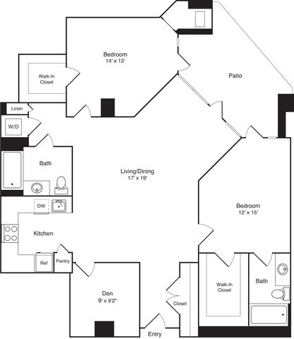 roommates in Jersey City Private Room in 2Bed.2Bath - cirtru.com