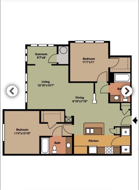 Entire Place 2Bed.2Bath