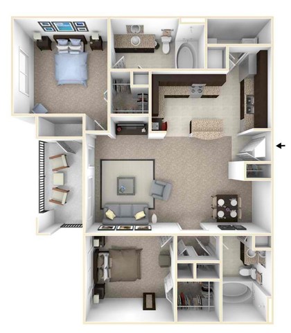 roommates in Atlanta Private Room in 2Bed.2Bath - cirtru.com