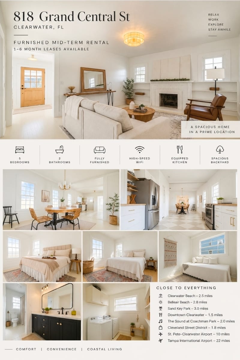roommates in Clearwater Entire Place 5Bed.2Bath - cirtru.com