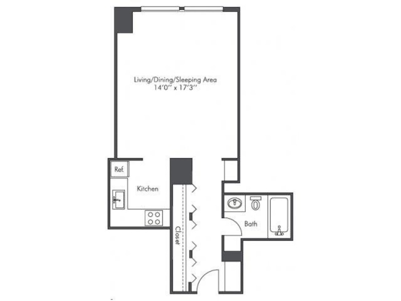 Subleasing Studio Apartment