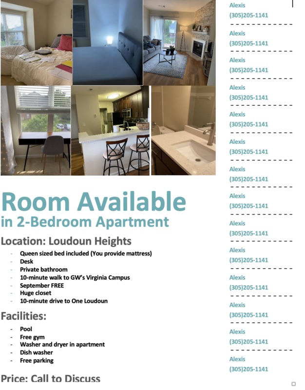 roommates in Ashburn Private Room in 2Bed.2Bath - cirtru.com