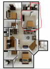 Private Room in 3Bed.2Bath