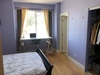 Spacious room with walk in closet