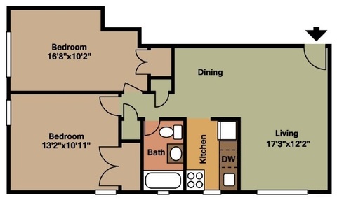 roommates in Arlington Private Room in 2Bed.1Bath - cirtru.com