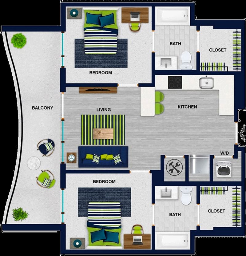 Room2Bed.2Bath