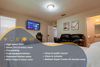 Excellent PadSplit on a quiet street with smart TV's and mini fridges in every room (id. 12442)