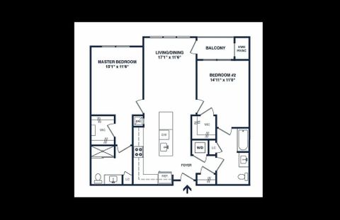 Private Room in 2Bed.2Bath