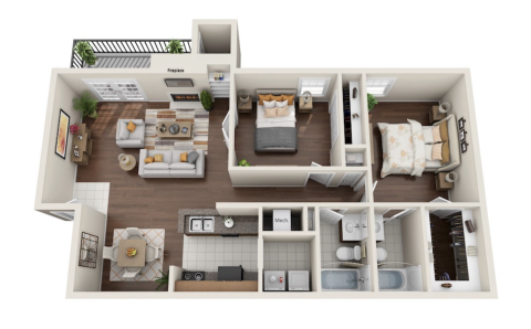 Room2Bed.2Bath