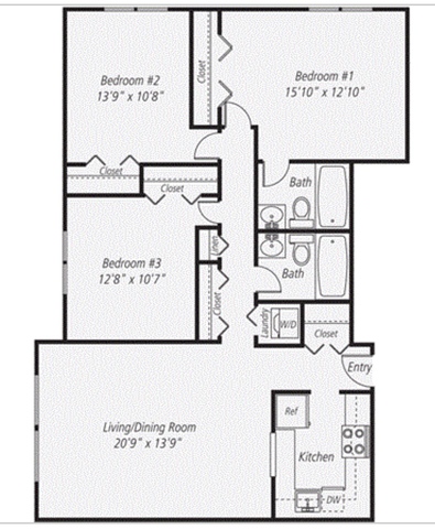 roommates in Falls Church Private Room in 3Bed.2Bath - cirtru.com