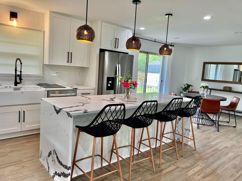Beautiful Furnished Decatur Home | Spacious Rooms  | WiFi  + Laundry  | Fenced Yard  | (id. 27993)
