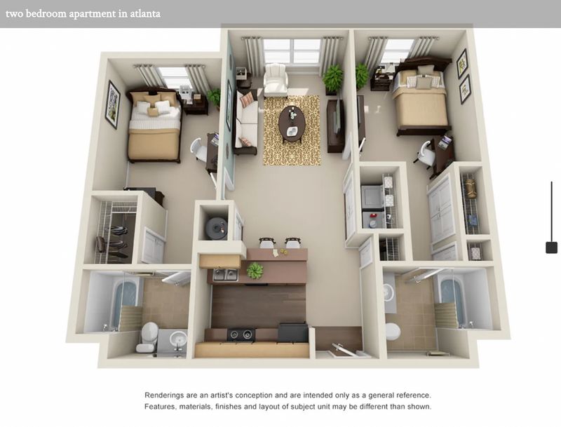roommates in Atlanta Entire Place 2Bed.2Bath - cirtru.com