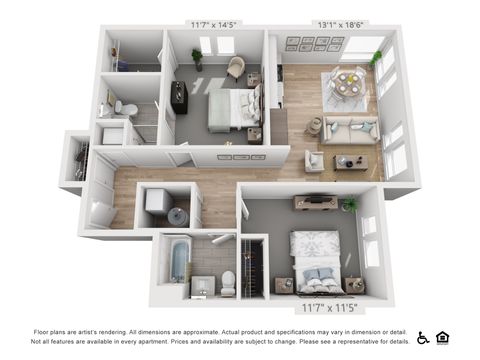 Entire Place 2Bed.2Bath